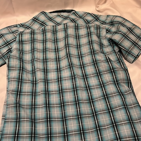 Boys Large Short Sleeve Wrangler Pearl Snap Button Down Shirt - Picture 4 of 4